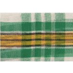 Rideau vert marseillais tiss 140x250cm