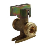 Robinet d'arrêt À fermeture 1 / 4 tour pour bouteille butane / propane - mm20 / 150 Robinet d'arrêt À fermeture 1 / 4 tour pour bouteille butane / propane - mm20 / 150