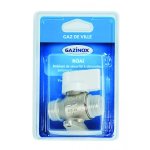 Robinet d'arr�t pour gaz naturel, gazinox