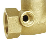 Robinet d'arrt  purge  souder pour tube cuivre d14 - en laiton brut