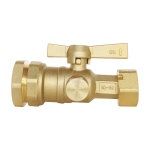 Robinet compteur  purge - entre tube pe d25 / sortie ecrou prisonnier 20 / 27