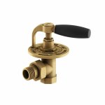 Robinet dcor vintage poigne pour radiateur fonte