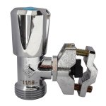 Robinet mural autoperceur pour machine À laver standard À clapet - laiton chromé Robinet mural autoperceur pour machine À laver standard À clapet - laiton chromé