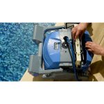 Robot electrique de piscine fond, parois et ligne d'eau avec chariot - ms4