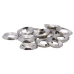 Rondelle cuvette nickelée vissal 2, 5x9mm Ép:1, 75mm lot de 30 rondelles Rondelle cuvette nickelée vissal 2, 5x9mm Ép:1, 75mm lot de 30 rondelles
