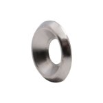 Rondelle cuvette nickele vissal 4x12mm p:2mm lot de 20 rondelles