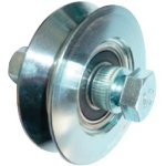 Roue  gorge ronde  80 mm guitel point m