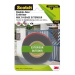 Rouleau adh�sif double face multi - usage ext�rieur scotch l. 1. 5 m x l. 19 mm