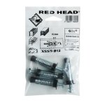 Sachet de 4 chevilles g2x 12x50mm + vis th 6x60mm Sachet de 4 chevilles g2x 12x50mm + vis th 6x60mm