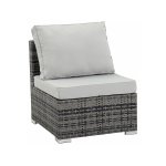 Salon jardin modulable  ibiza  - florida - gris