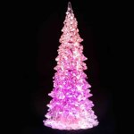 Sapin de noel lumineux  led h22. 5 cm