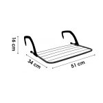 S�choir � linge pliant pour balcon et radiateur