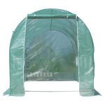 Serre de jardin tunnel surface sol 10 m 5l x 2l x 2, 10h m chssis tubulaire renforc porte zippe 8 ...