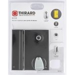 Serrure en applique thirard, axe 40 mm,  poigne, ouverture  gauche