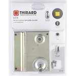 Serrure en applique thirard, axe 45 mm,  poigne, ouverture  gauche