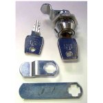 Serrure  batteuse rglable chrome