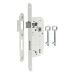 Serrure encastrer axe 40mm 3 gorges réversibles 2 clés Serrure encastrer axe 40mm 3 gorges réversibles 2 clés