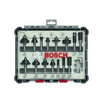 Set de 15 fraises mixtes bosch (2 607 017 472)