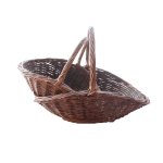 Set de 2 paniers en osier papillon