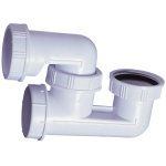 Siphon pour baignoire plastique orientable Siphon pour baignoire plastique orientable