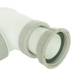 Siphon d'�vier r�glable nf avec joint int�gr� - evacuation � 40