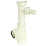 Siphon vier rglable avec prise pour mchine  laver 40 / 49