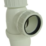 Siphon plastique reglable