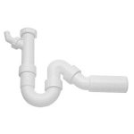 Siphon tubulaire lisse pour broyeur 4cm - 137267