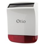 Sirne extrieure solaire sans fil 110db pour alarme 75500x - otio