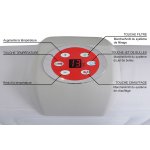 Spa gonflable 4 personnes carr ospazia - jusqu? 40c - gonflable en 5 minutes