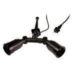 Spot jardin  piquer double - e27 80w max ip44