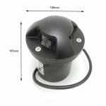 Spot led encastrable extrieur ip65 220v sol 3w walkable 2 faisceaux - blanc neutre 4000k - 5500k - silamp ...