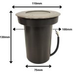 Spot led ext�rieur encastrable pour ampoule gu10 - silamp