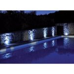 Spot led extrieur encastrable sol 12v 1w ip68 45 - blanc froid 6000k - 8000k - silamp