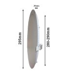 Spot led extra plat rond 24w blanc (pack de 5) - blanc neutre 4000k - 5500k - silamp