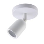 Spot led en saillie orientable blanc pour ampoule gu10 - silamp Spot led en saillie orientable blanc pour ampoule gu10 - silamp