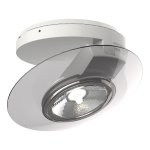 Spot en saillie led - orientable - bague transparente - cons. 4, 5w (eq. 40w) - 300 lumens - blanc chaud ... Spot en saillie led - orientable - bague transparente - cons. 4, 5w (eq. 40w) - 300 lumens - blanc chaud ...