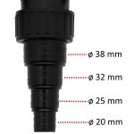 Strilisateur clarificateur de bassin 58 w avec lampe uv - c 55 w