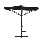 Store banne double pente  sola  - gris fonc