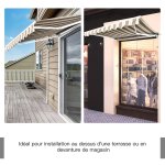 Store banne Électrique / manuel rétractable protection uv 50 + aluminium polyester imperméabilisé 2, ... Store banne Électrique / manuel rétractable protection uv 50 + aluminium polyester imperméabilisé 2, ...