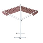 Store double pente manuel rétractable inclinaison réglable métal polyester imperméabilisé 2, 95l x 2, ... Store double pente manuel rétractable inclinaison réglable métal polyester imperméabilisé 2, 95l x 2, ...
