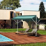 Store double pente manuel rétractable inclinaison réglable métal polyester imperméabilisé 2, 95l x 2, ... Store double pente manuel rétractable inclinaison réglable métal polyester imperméabilisé 2, 95l x 2, ...