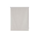 Store enrouleur 140x175 argent opaque polister 100% fixation au mur ou au plafond