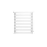 Store enrouleur 42x180 crme easy fix nuit et jour, assemblage facile  l'aide de clips de cadre de fentre ...