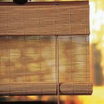 Store enrouleur roll'up bambou caramel l. 60xh. 180cm