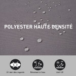 Store latéral brise - vue paravent rétractable dim. 3l x 2h m alu. polyester anti - uv haute densité ... Store latéral brise - vue paravent rétractable dim. 3l x 2h m alu. polyester anti - uv haute densité ...