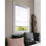 Store vnitien aluminium 25mm blanc l. 75xh. 175cm