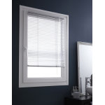 Store vnitien easy aluminium 25 mm gris 87x150 cm