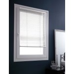Store vnitien easy aluminium 25mm blanc l. 37xh. 150cm