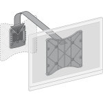 Support mural meliconi es200flat